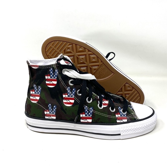 Converse Ctas Pro All Star High Top Green Men’s Canvas Sneakers Size A02413C - Picture 6 of 9